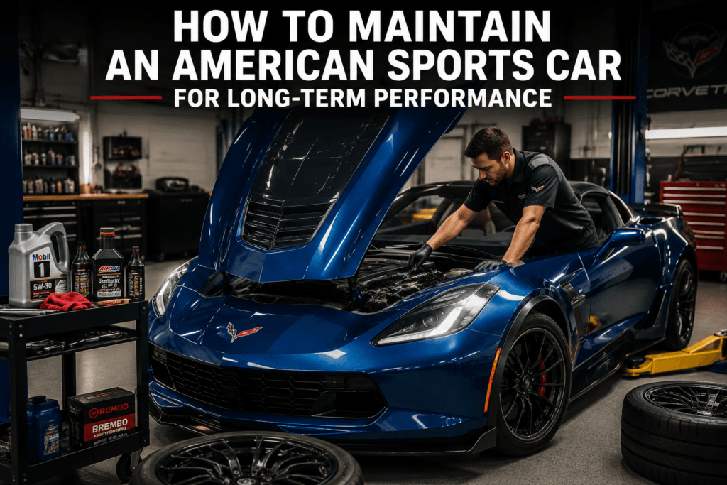 How To Maintain An American Sports Car For Long-Term Performance